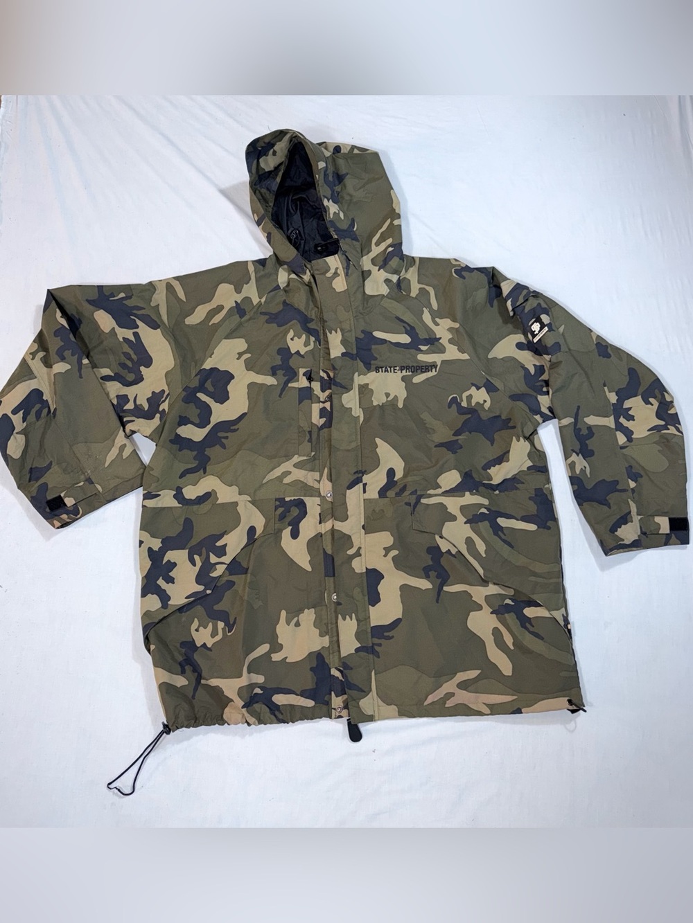 State Property Rocawear Y2K Camo Hooded Jacket Men 3XL Nylon 18153